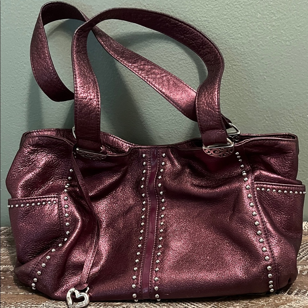 Brighton Elegant Purple Studded Women's Bag